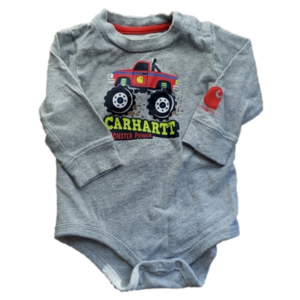 Carhartt 9 month long sleeve onesie